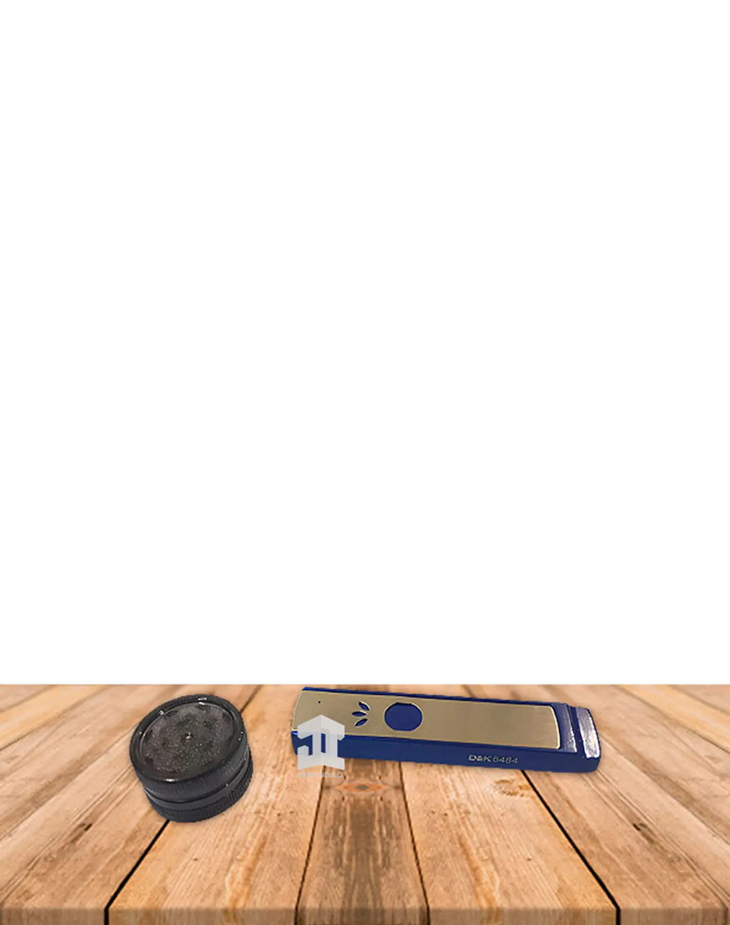 Set Pipa Metalica Plana + Moledor   2