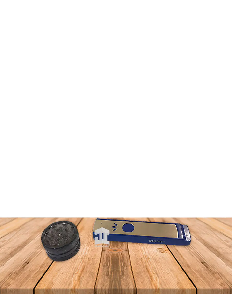 Set Pipa Metalica Plana + Moledor   2