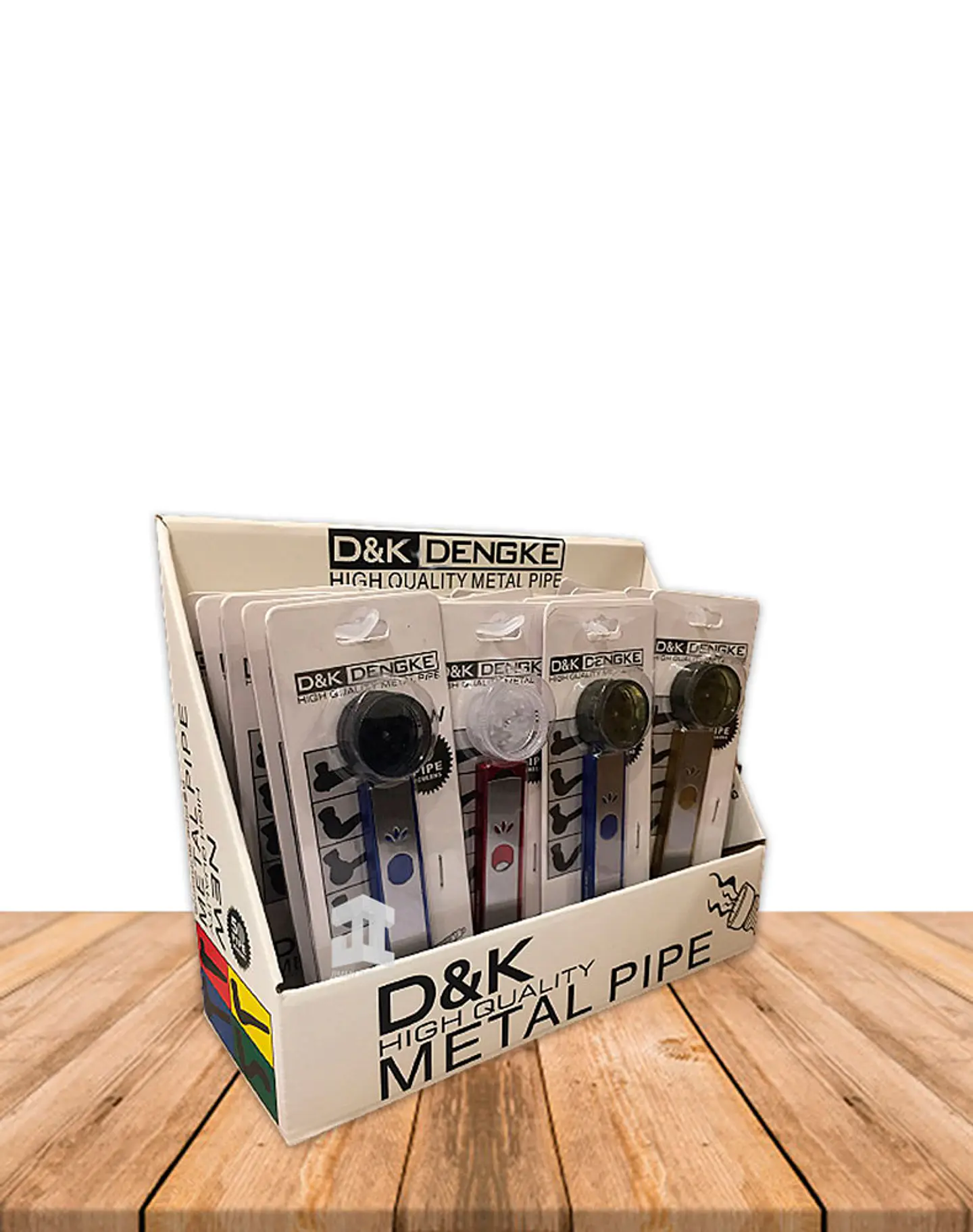 Set Pipa Metalica Plana + Moledor   3