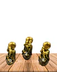 Figura Buda  Ciego, Sordo y Mudo, Poliresina 5