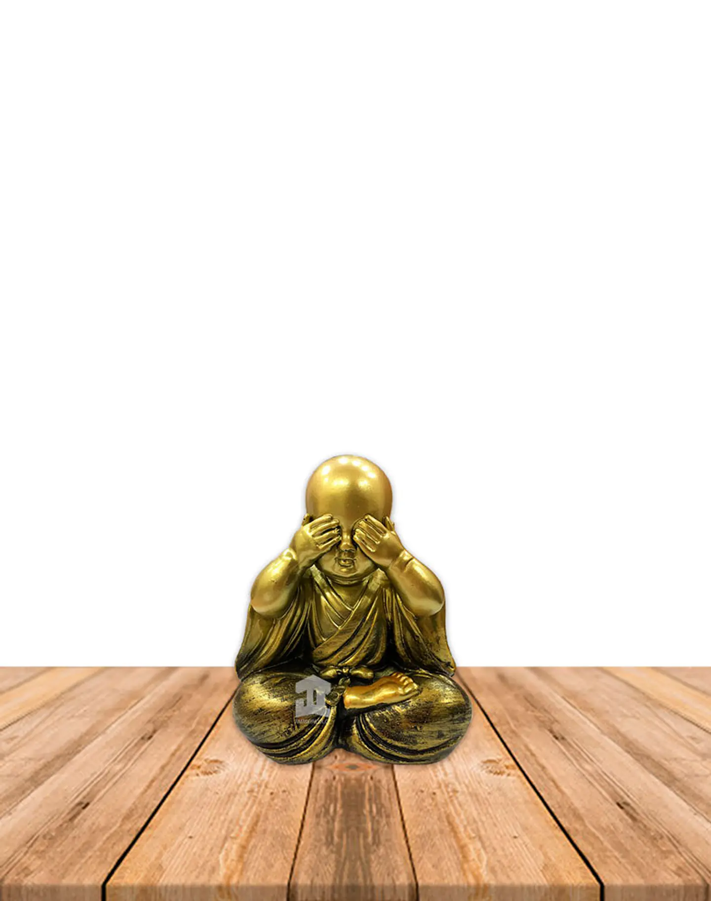 Figura Buda  Ciego, Sordo y Mudo, Poliresina 5