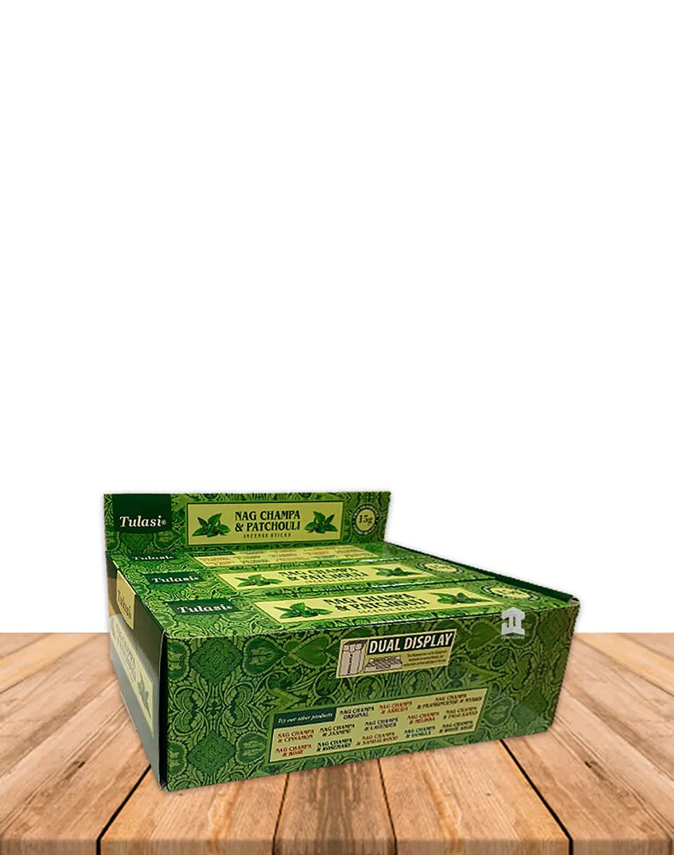 Incienso Tulasi Nag Champa & Patchouli 1