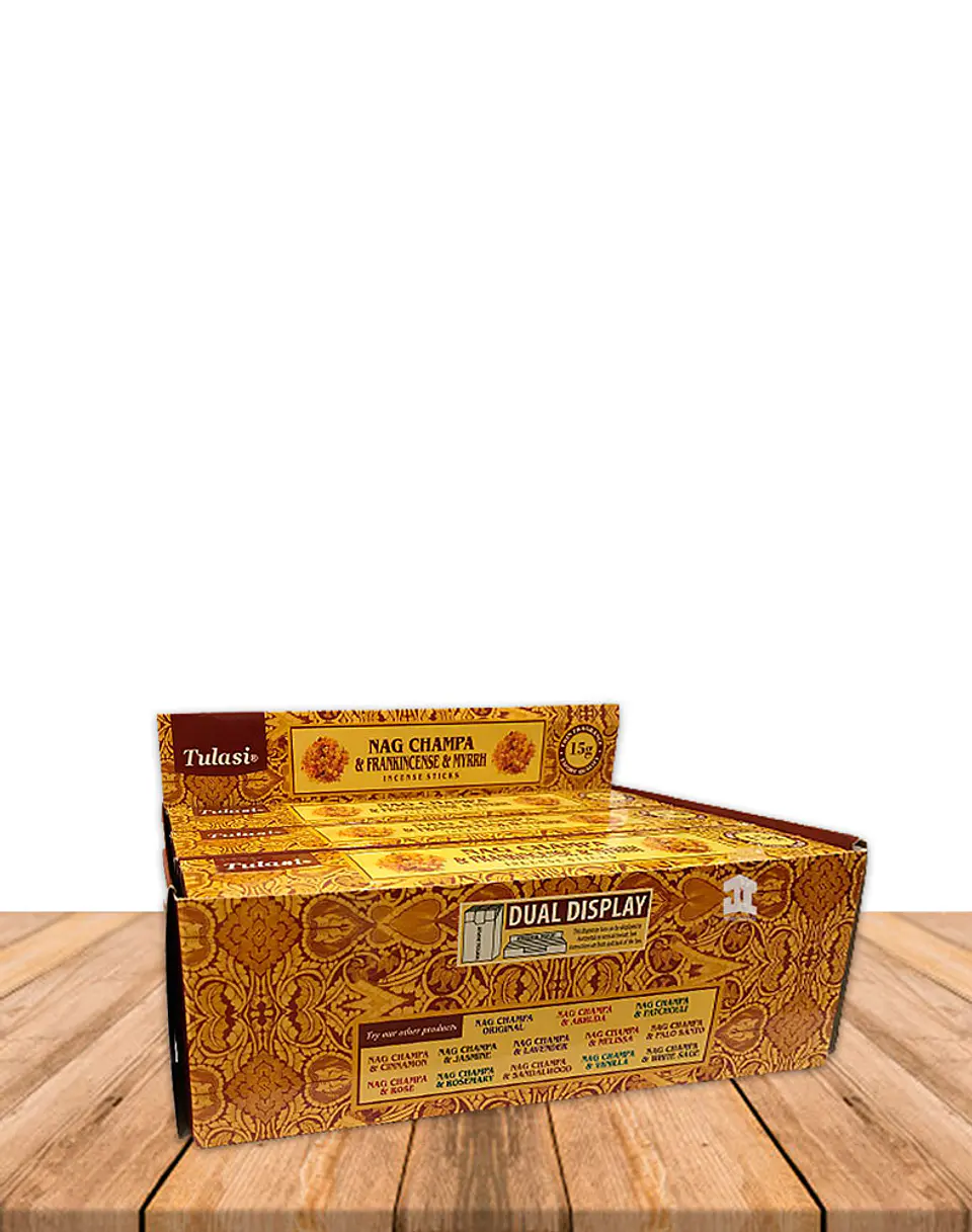 Incienso Tulasi Nag Champa & Frankincense mirra 1