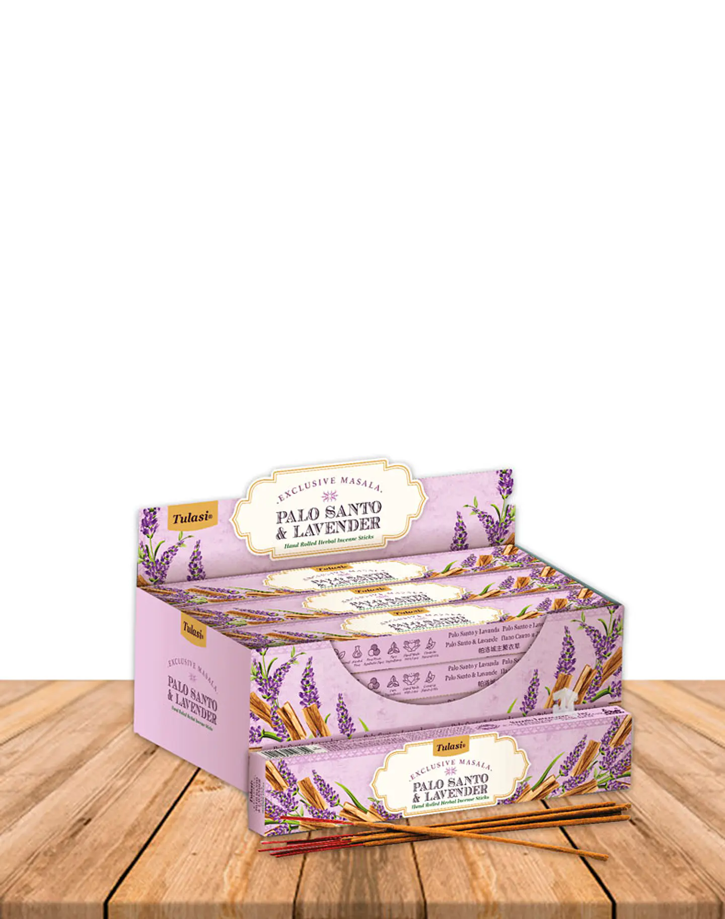 Incienso Tulasi Masala Palo Santo & Lavanda 1