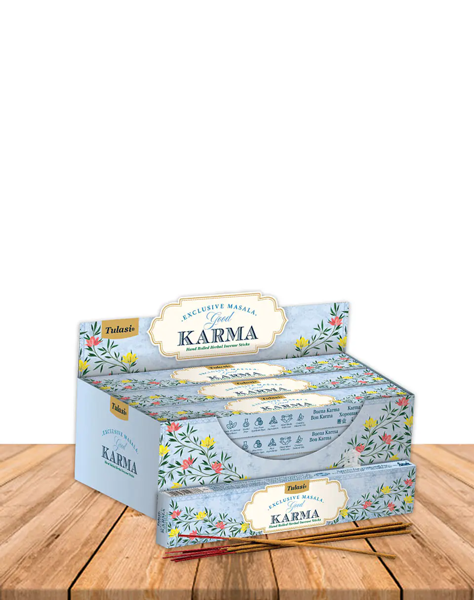 Incienso Tulasi Masala Buen Karma 1