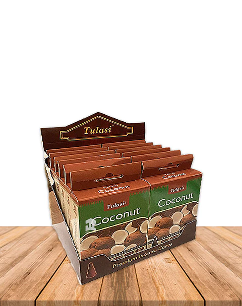 Incienso Tulasi Cono Coco