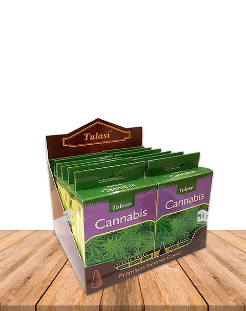 Incienso Tulasi Cono Cannabis