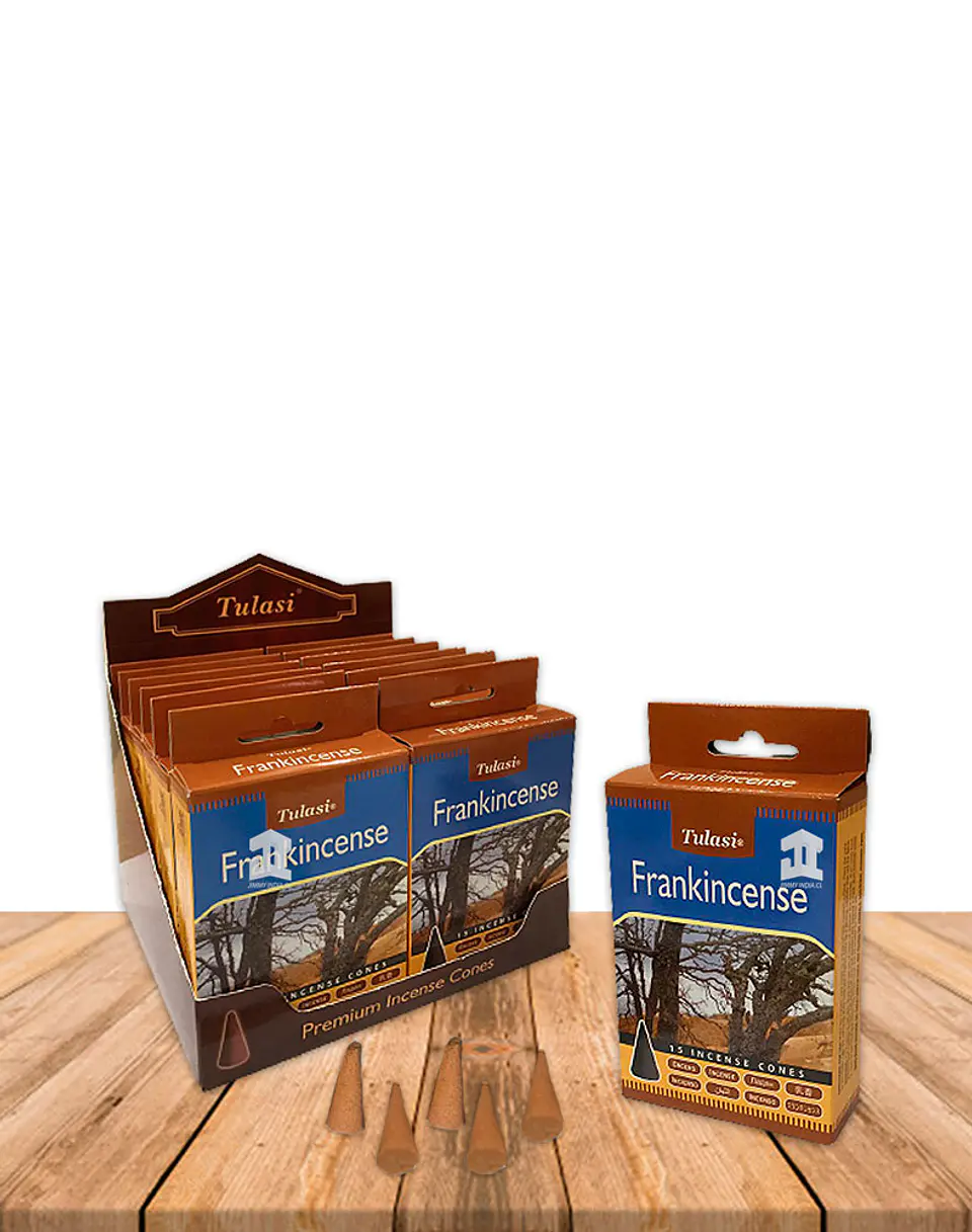 Incienso Tulasi Cono Frankincense 2