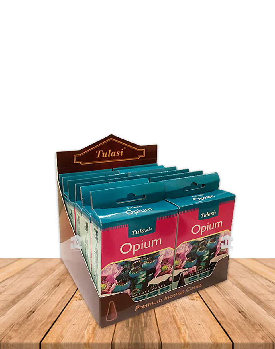 Incienso Tulasi Cono Opium 1