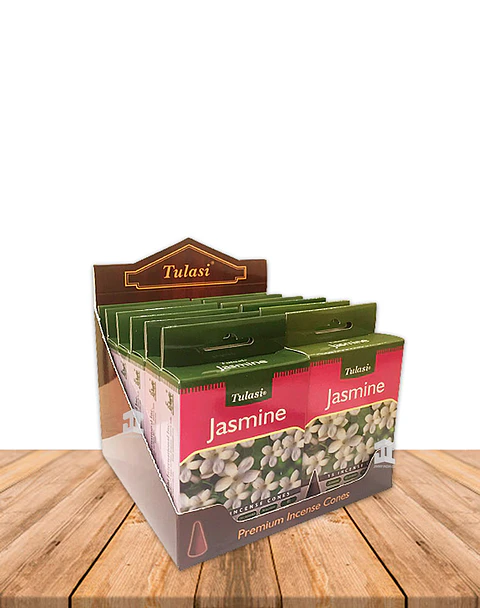Incienso Tulasi Cono Jazmín