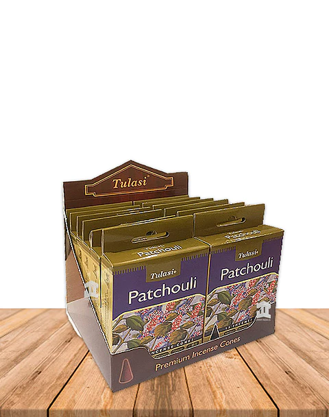 Incienso Tulasi Cono Patchouli