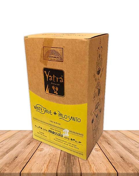 Incienso Yatra Naturals Salvia Blanca & Palo Santo 15gr