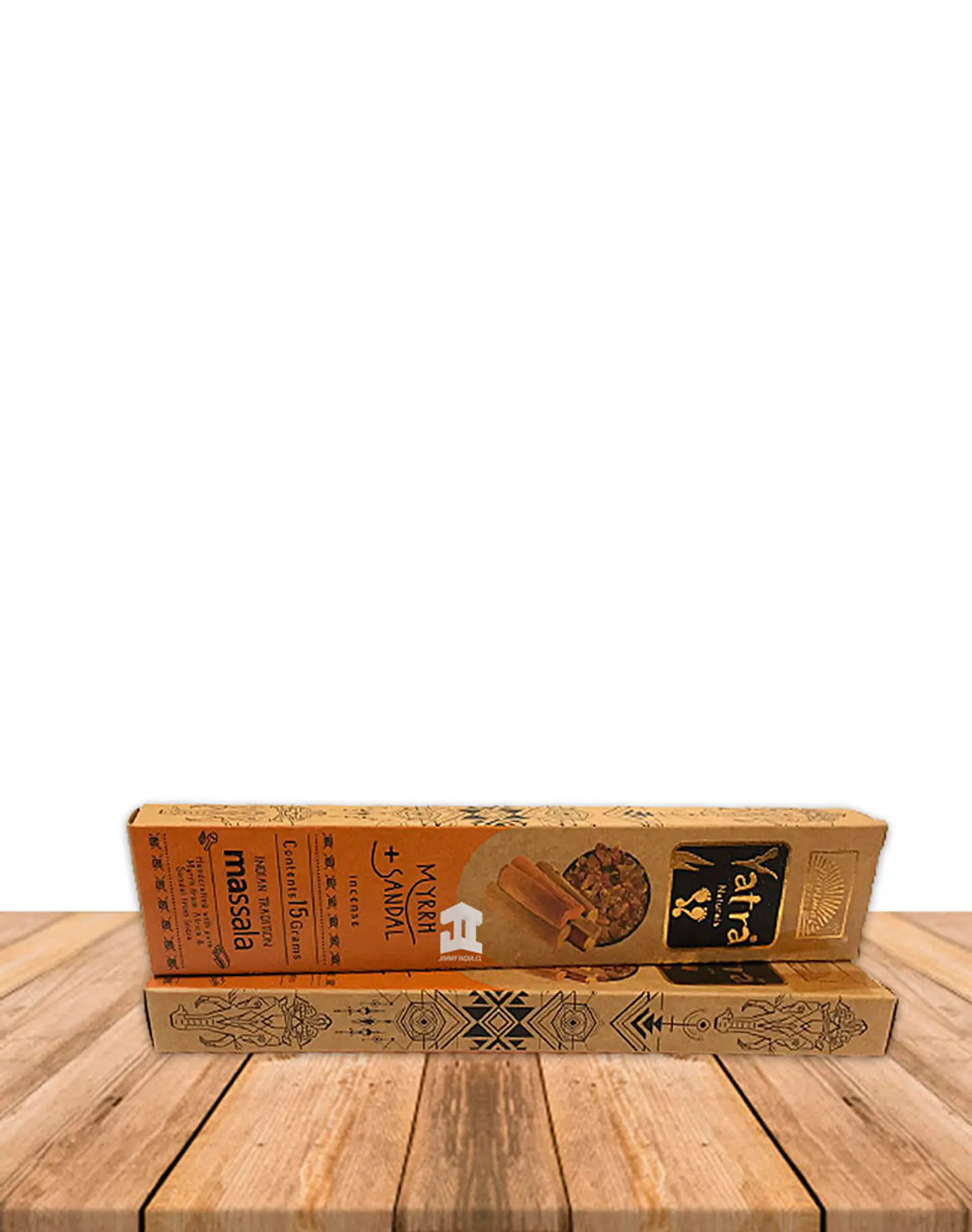 Incienso Yatra Naturals Mirra & Sándalo 15gr 2