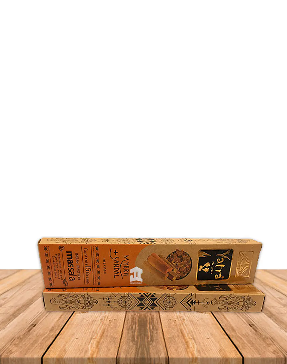 Incienso Yatra Naturals Mirra & Sándalo 15gr 2