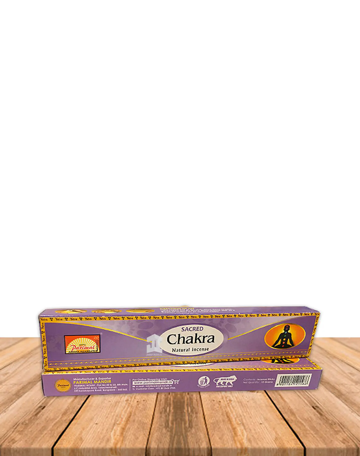 Incienso Parimal Sacred Scents Chakra 15Gr 2