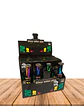 Mini Bong de Vidrio Tornasol  GLA-009 - Miniatura 3