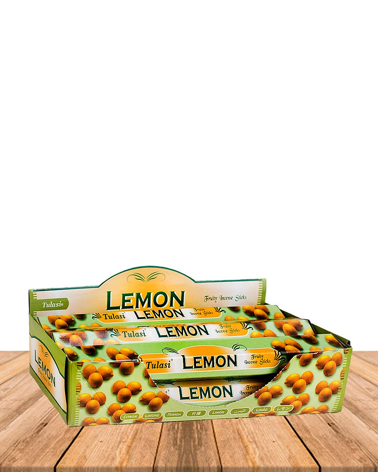 Incienso Tulasi Hexagonal Variedad Frutal Limon