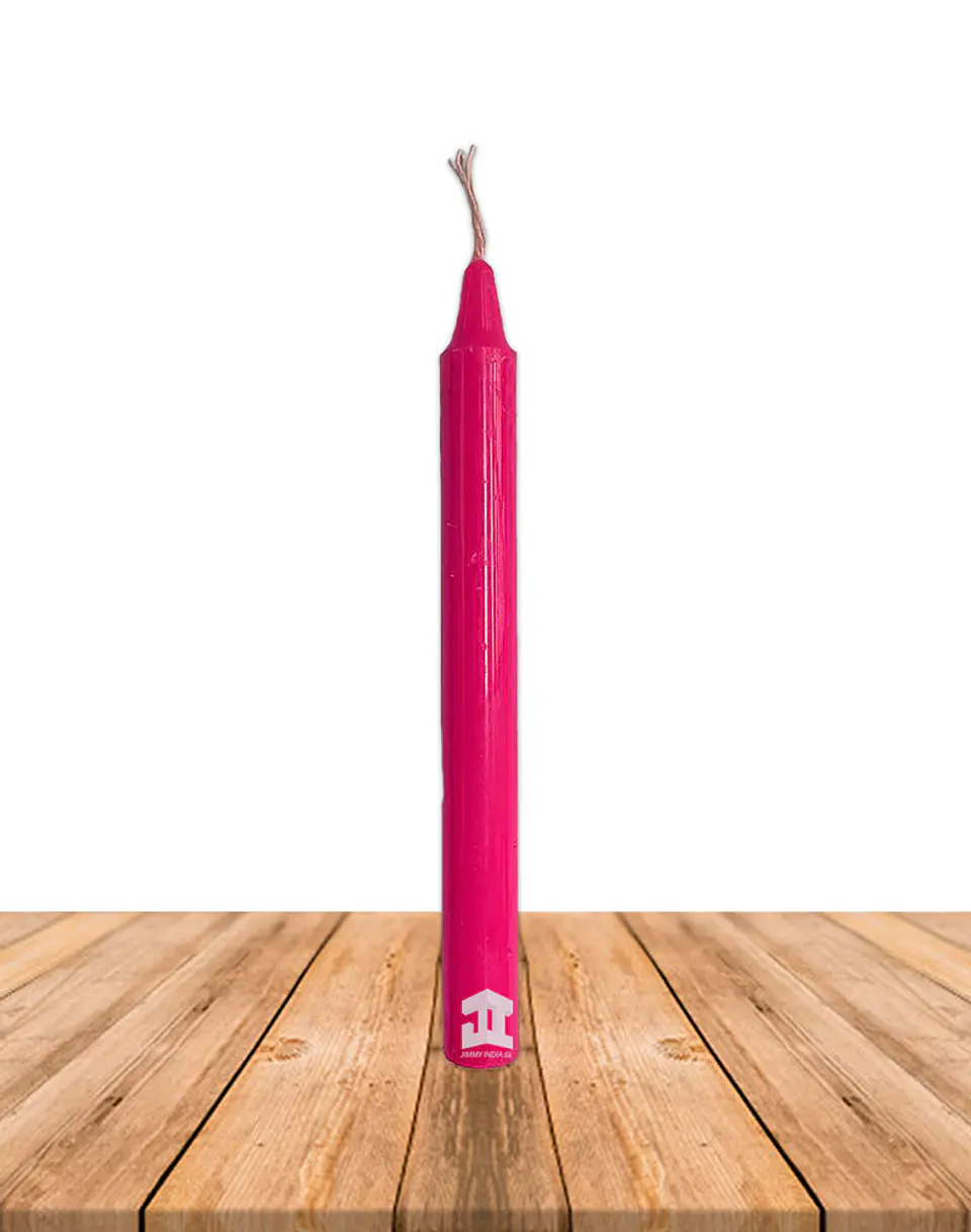 Vela Lisa y Santos esotéricas Vela Fucsia  1