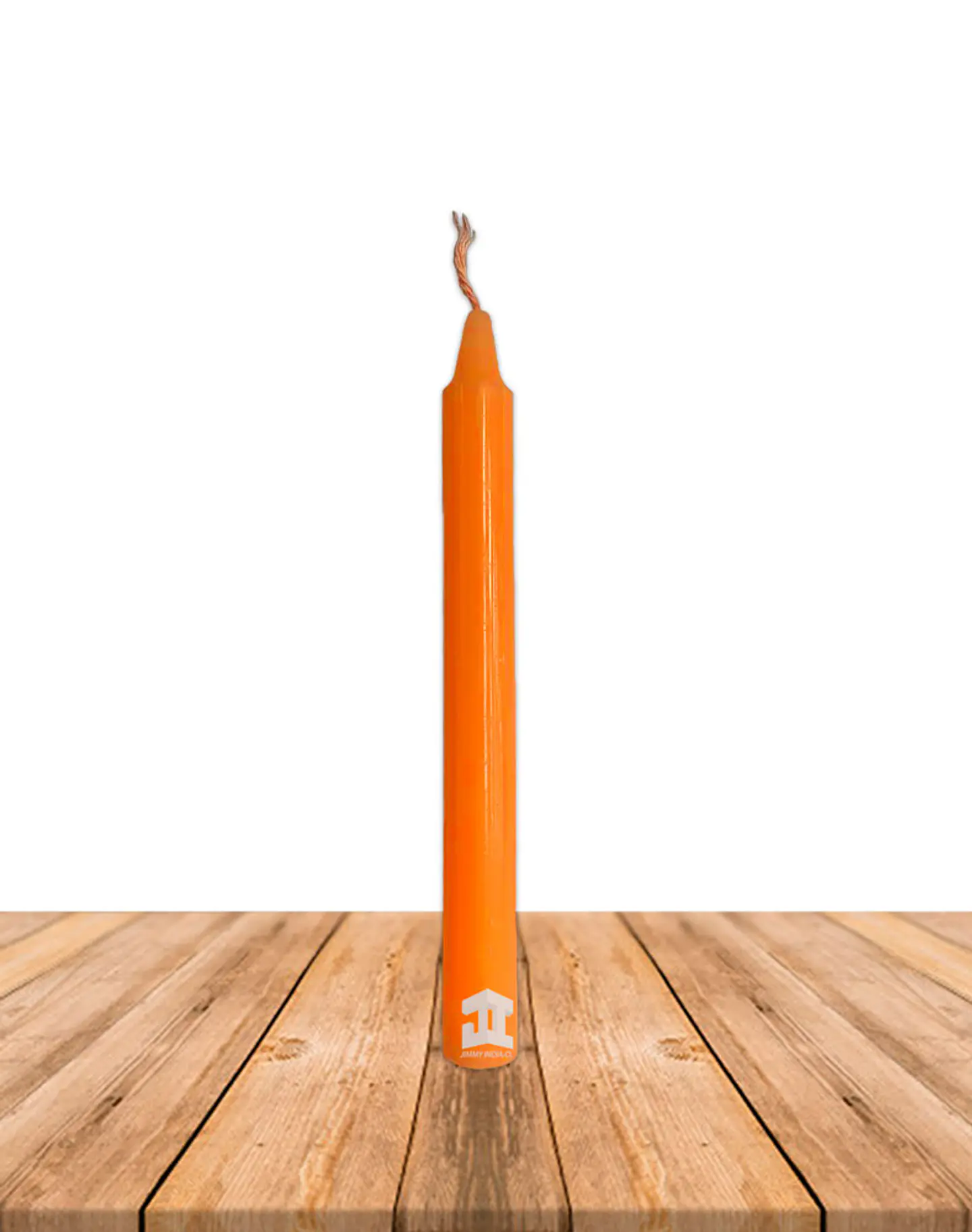 Vela Lisa y Santos esotéricas Vela Naranja 1