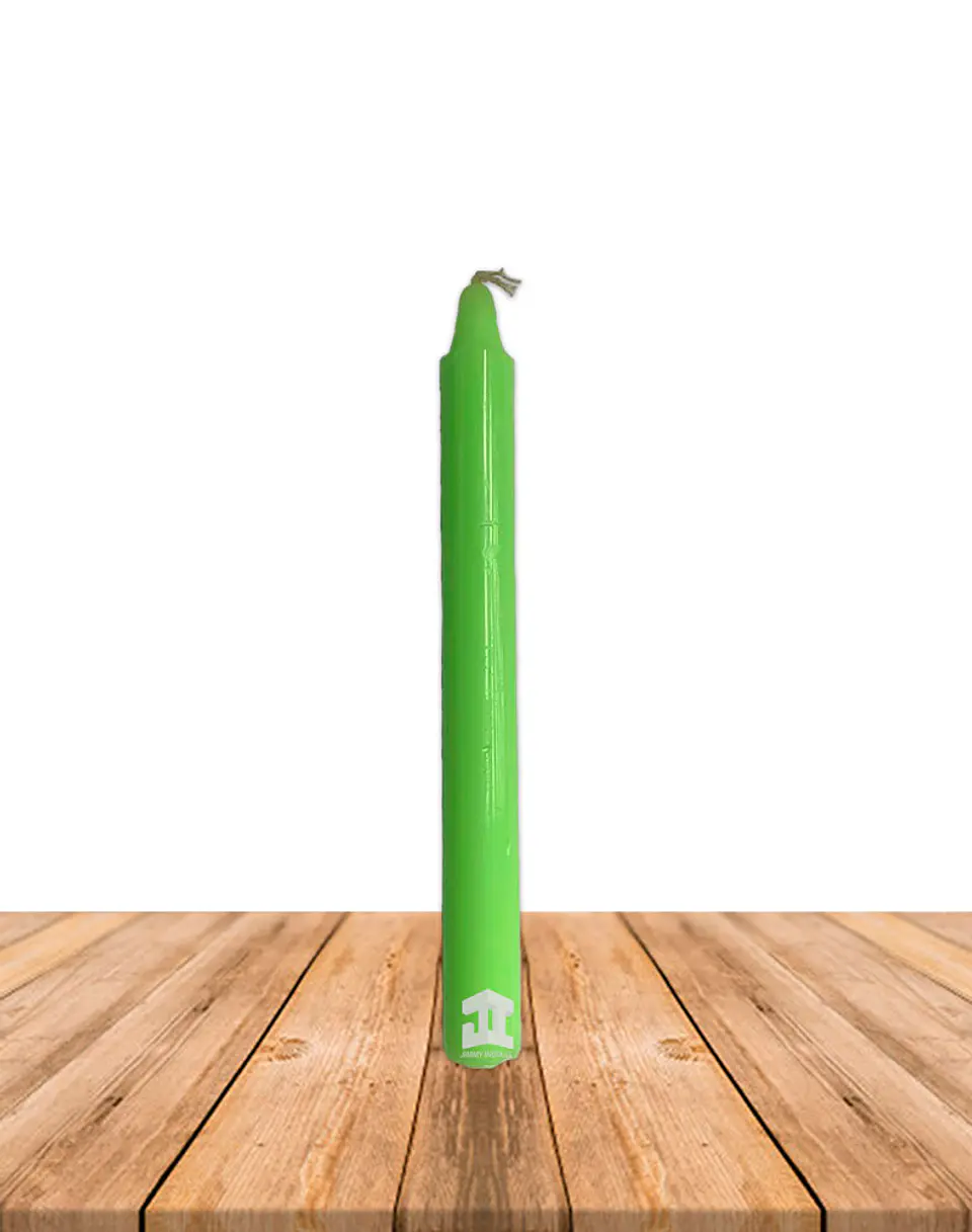 Vela Lisa y Santos esotéricas Vela Verde 1