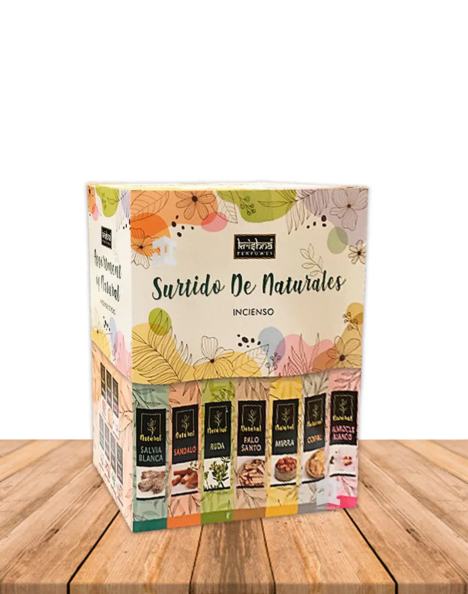 Incienso Krishna 7 en 1 Surtido de Naturales Unidad 4
