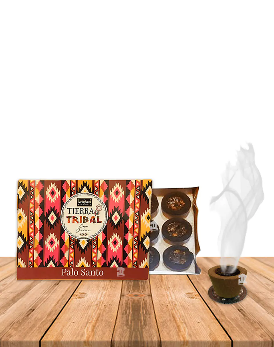 Resina Natural  Krishna Tribal Earth  Copa  Palo Santo 1