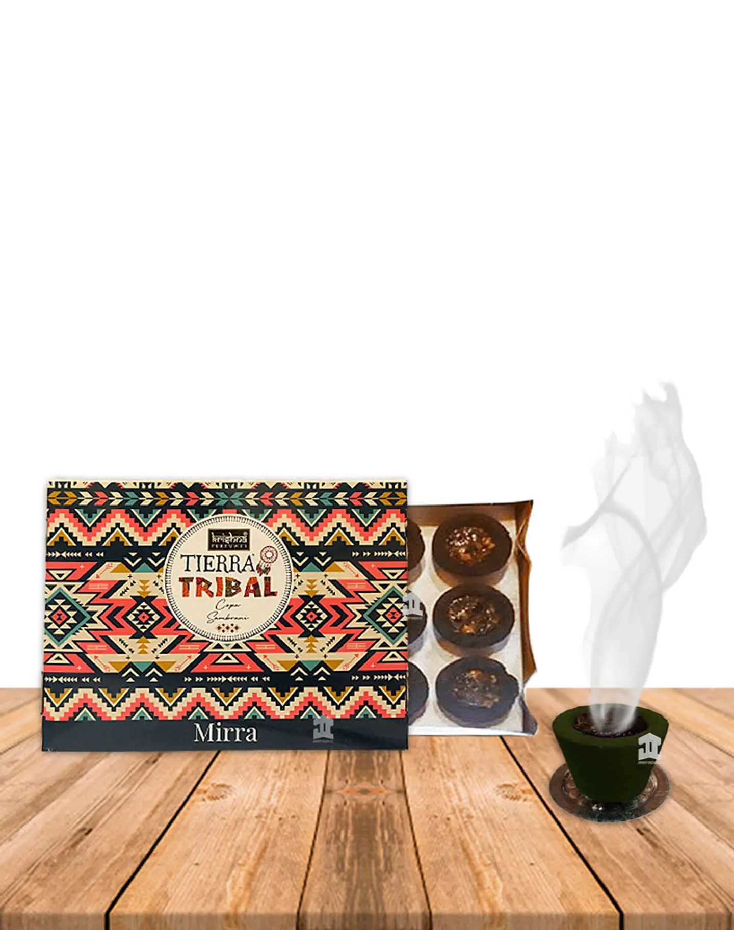 Resina Natural  Krishna Tribal Earth  Copa  Mirra  1