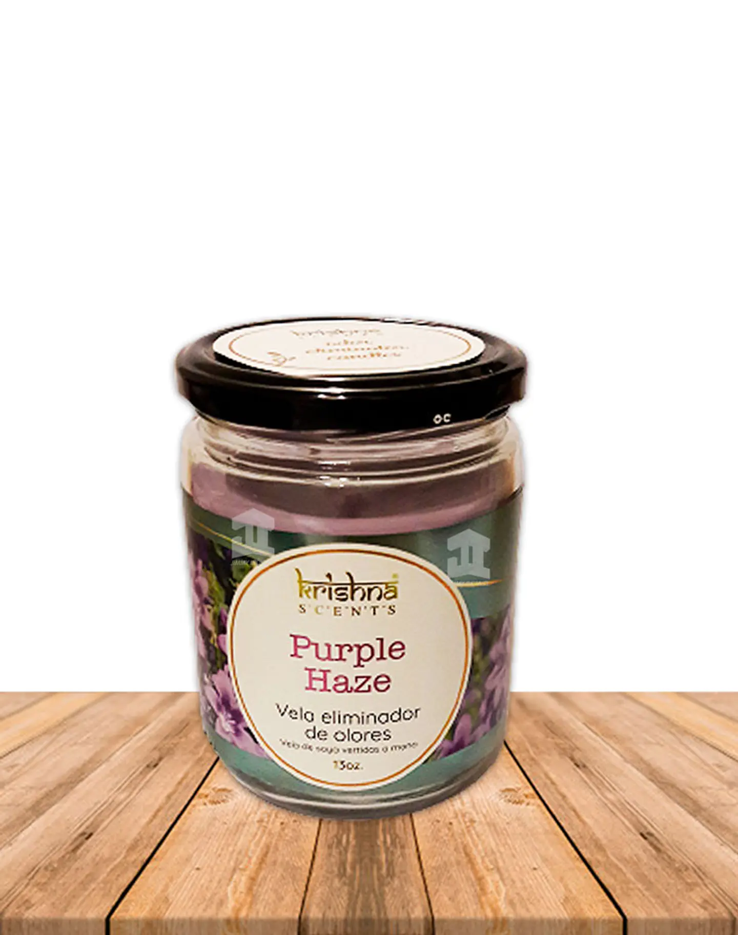 Vela Frasco Eliminador de Olores Purple Haze 1