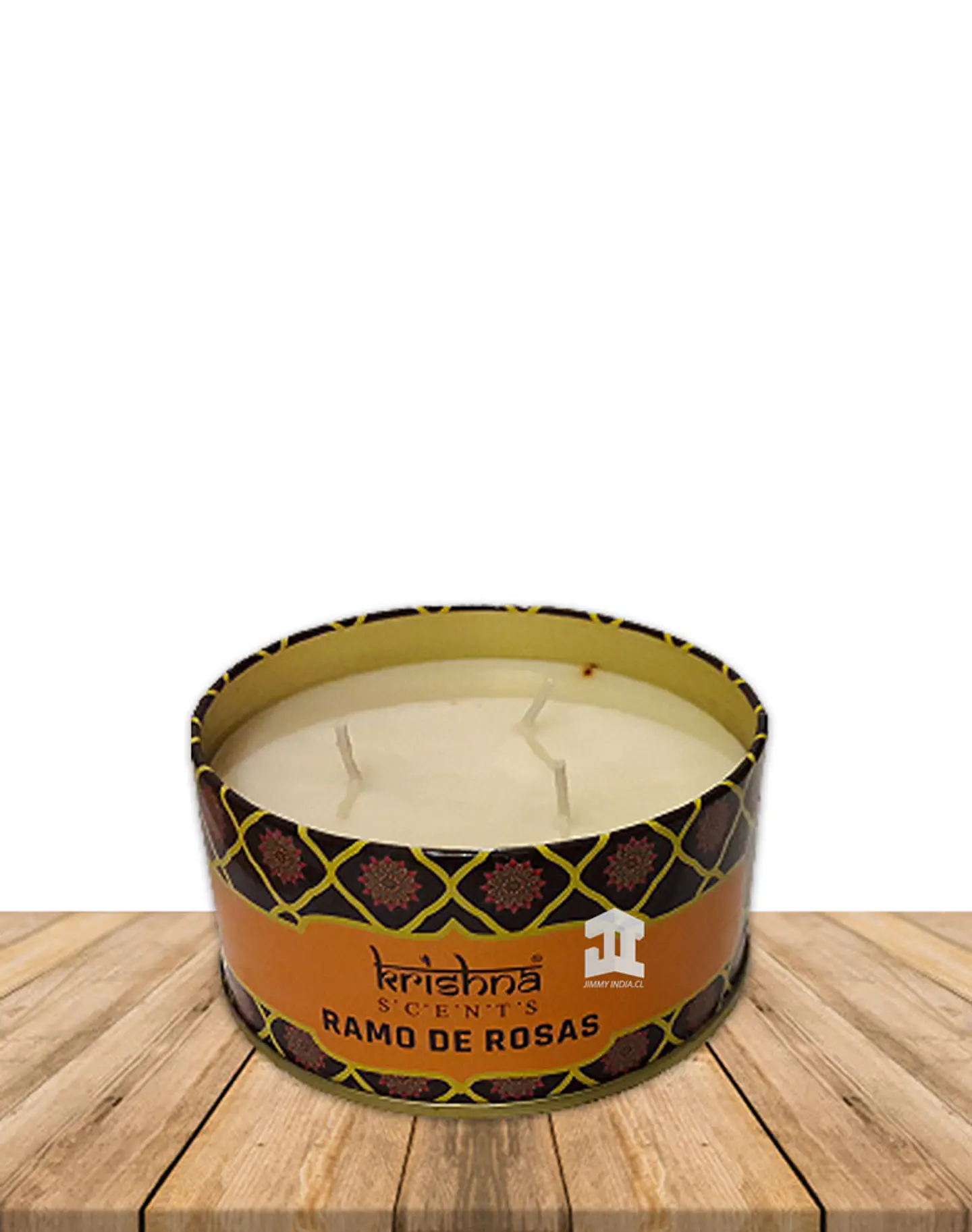 Vela triple mecha aroma Ramo De Rosas 3