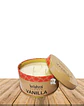 Vela triple mecha aroma Vainilla - Miniatura 1