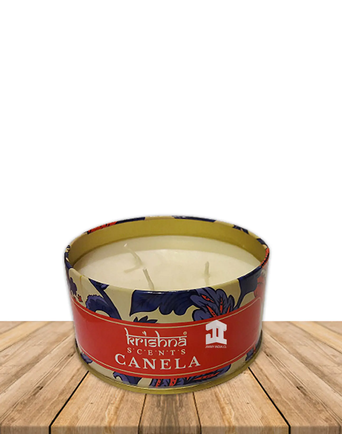 Vela triple mecha aroma Canela 3