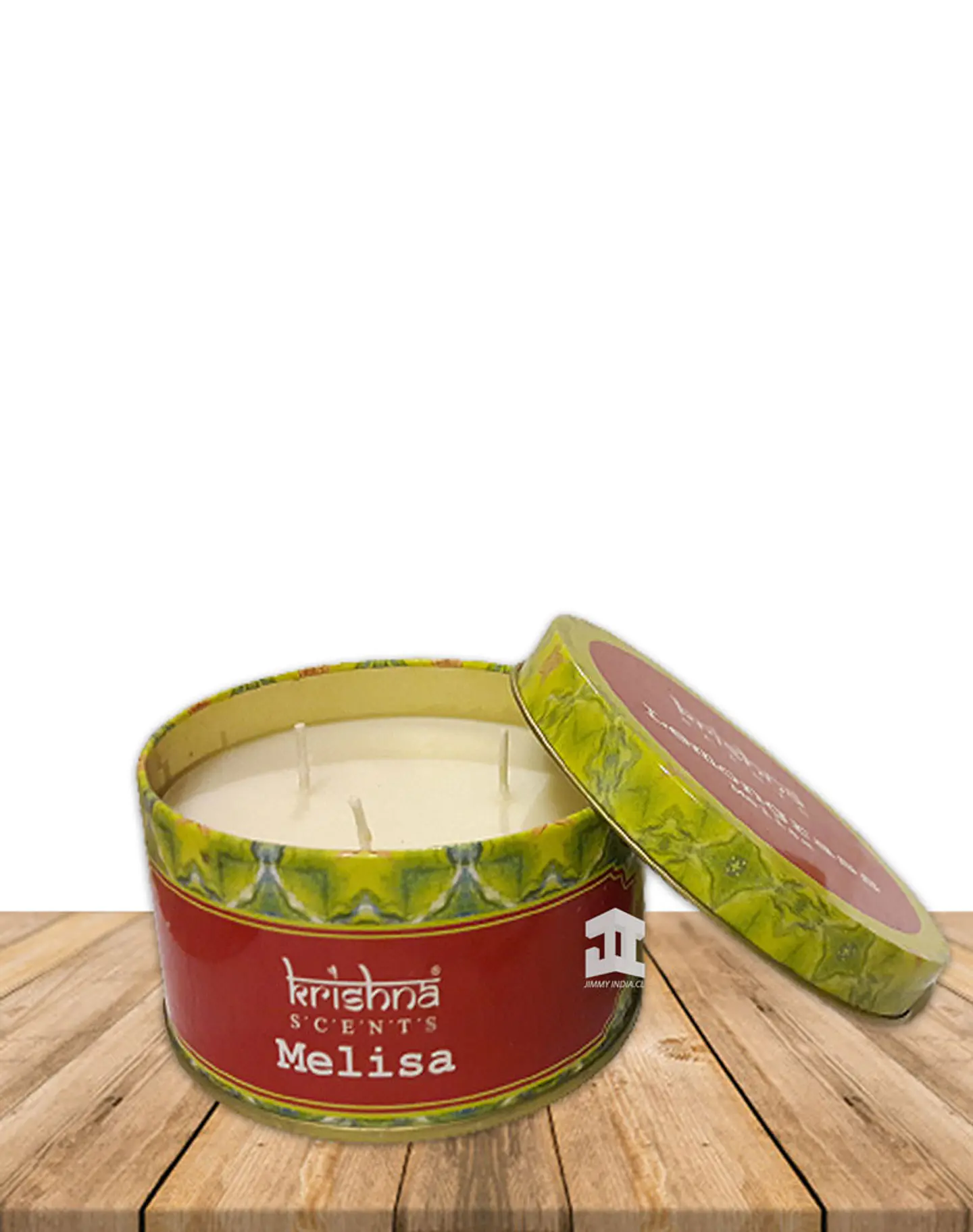 Vela triple mecha aroma Lemongrass (Melisa) 1