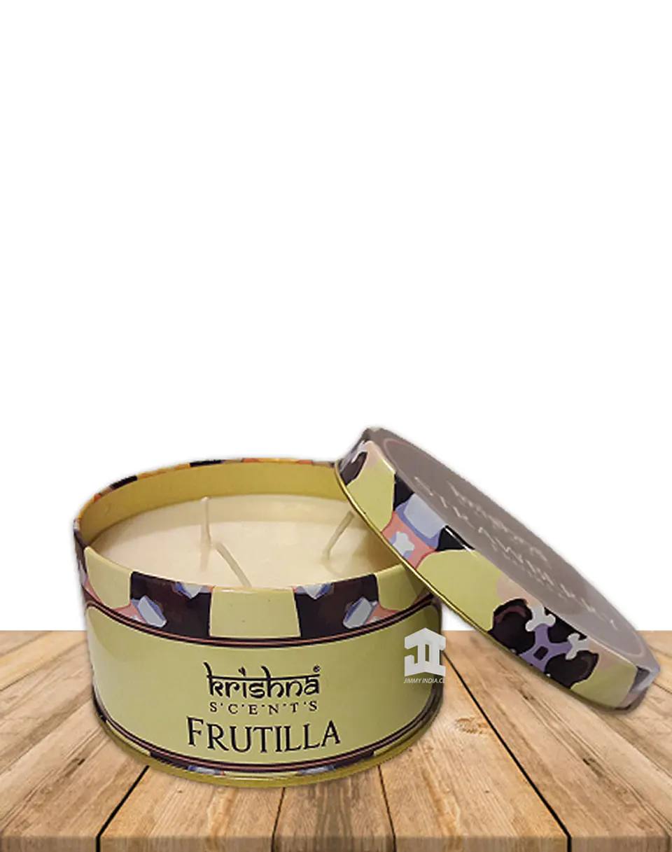 Vela triple mecha aroma Frutilla 1