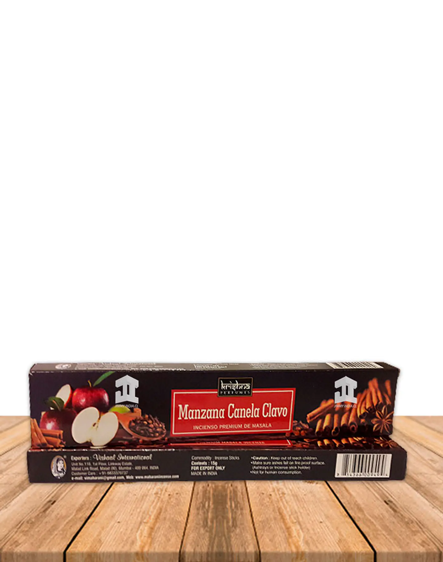 Incienso Krishna Premium Manzana Canela & Clavo 15 grs 2