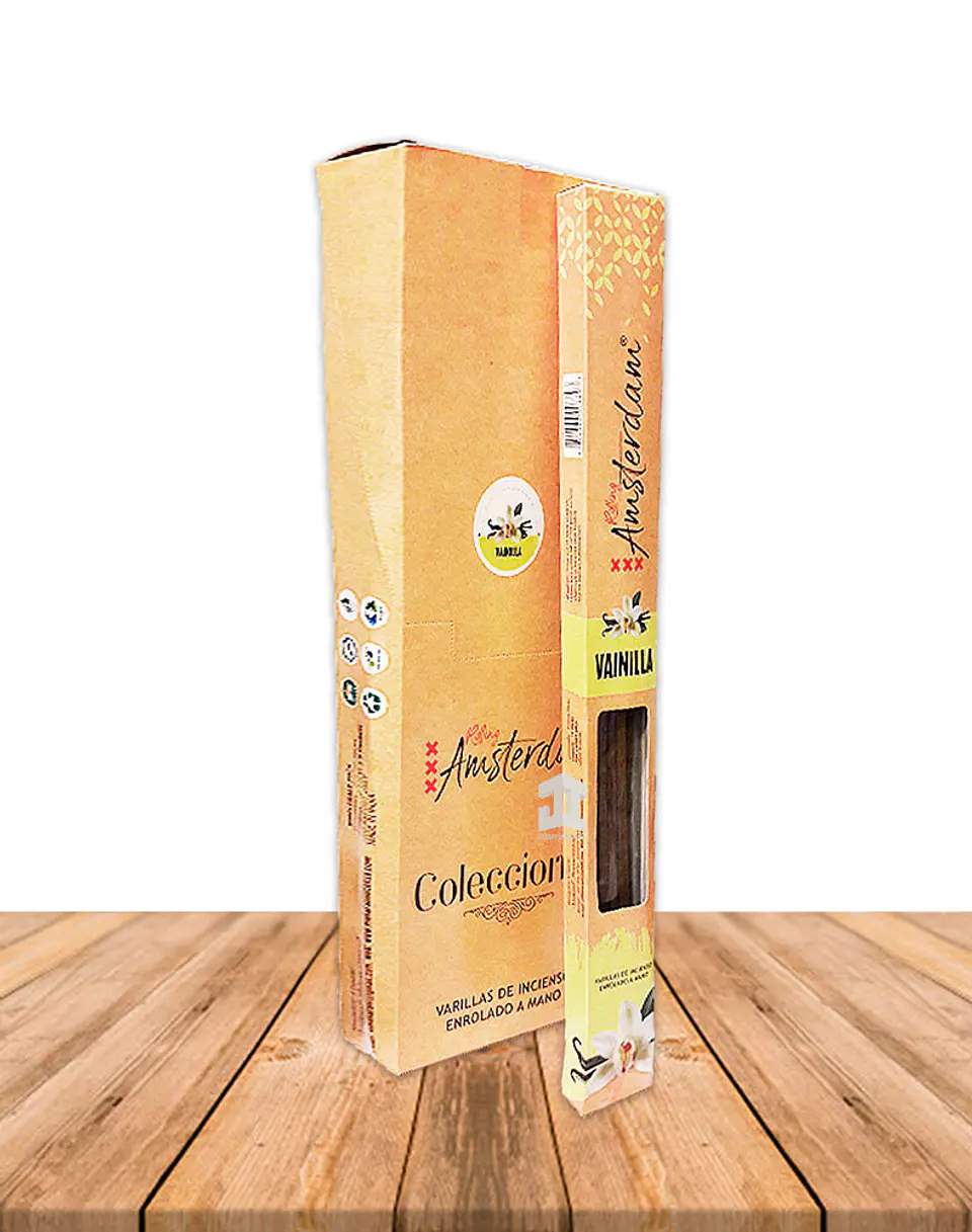 Incienso Jardin Rolling Amsterdam Vainilla 41 Cm  2