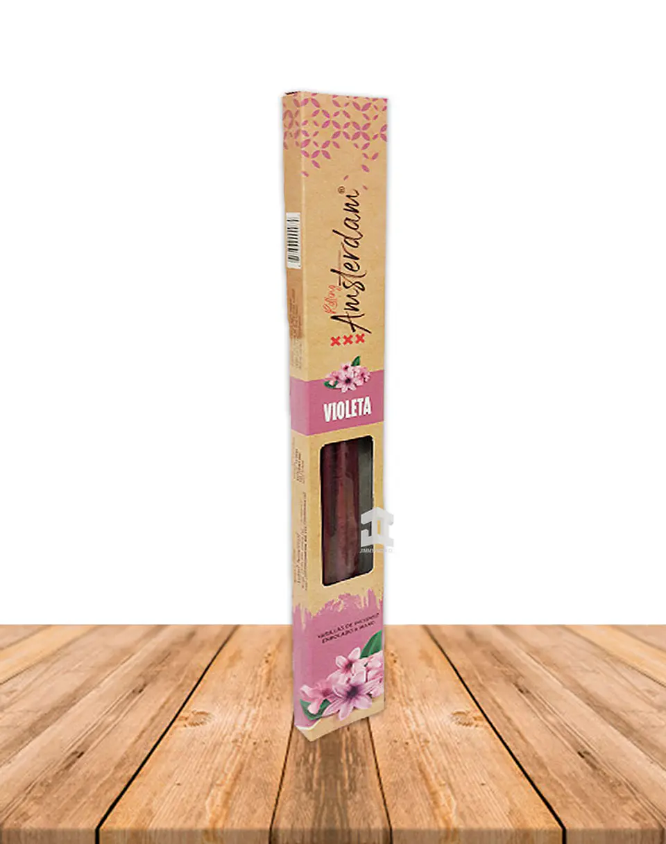Incienso Jardin Rolling Amsterdam 41 Cm  Violeta 3