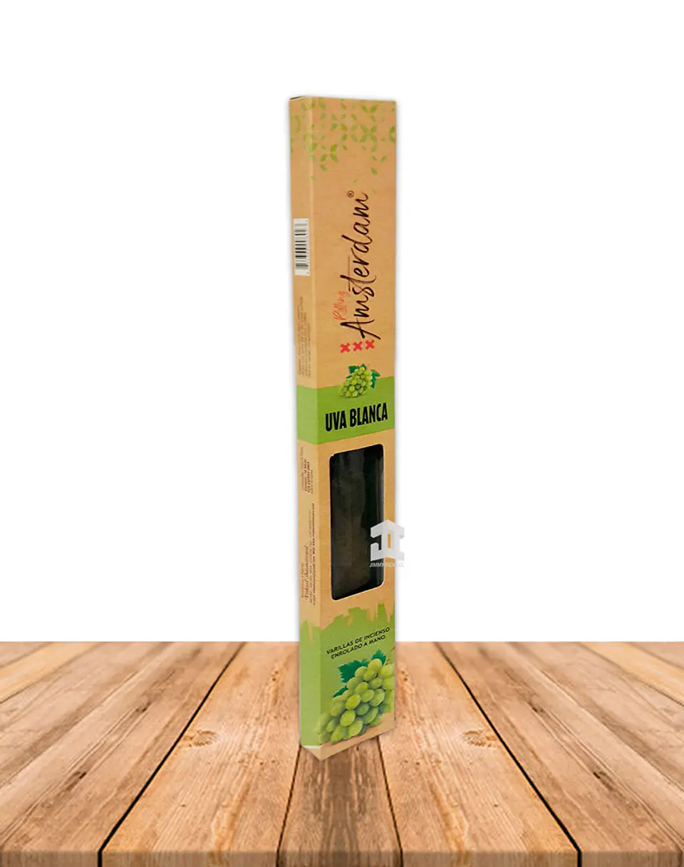 Incienso Jardin Rolling Amsterdam 41 Cm  Uva Blanca 3