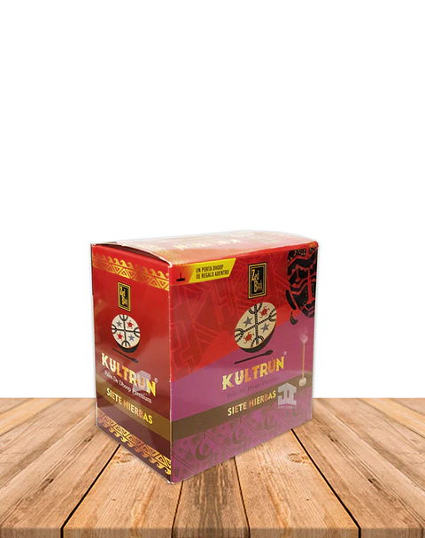 Incienso  Kultrún Dhoop 30gr 7 Hierbas 
