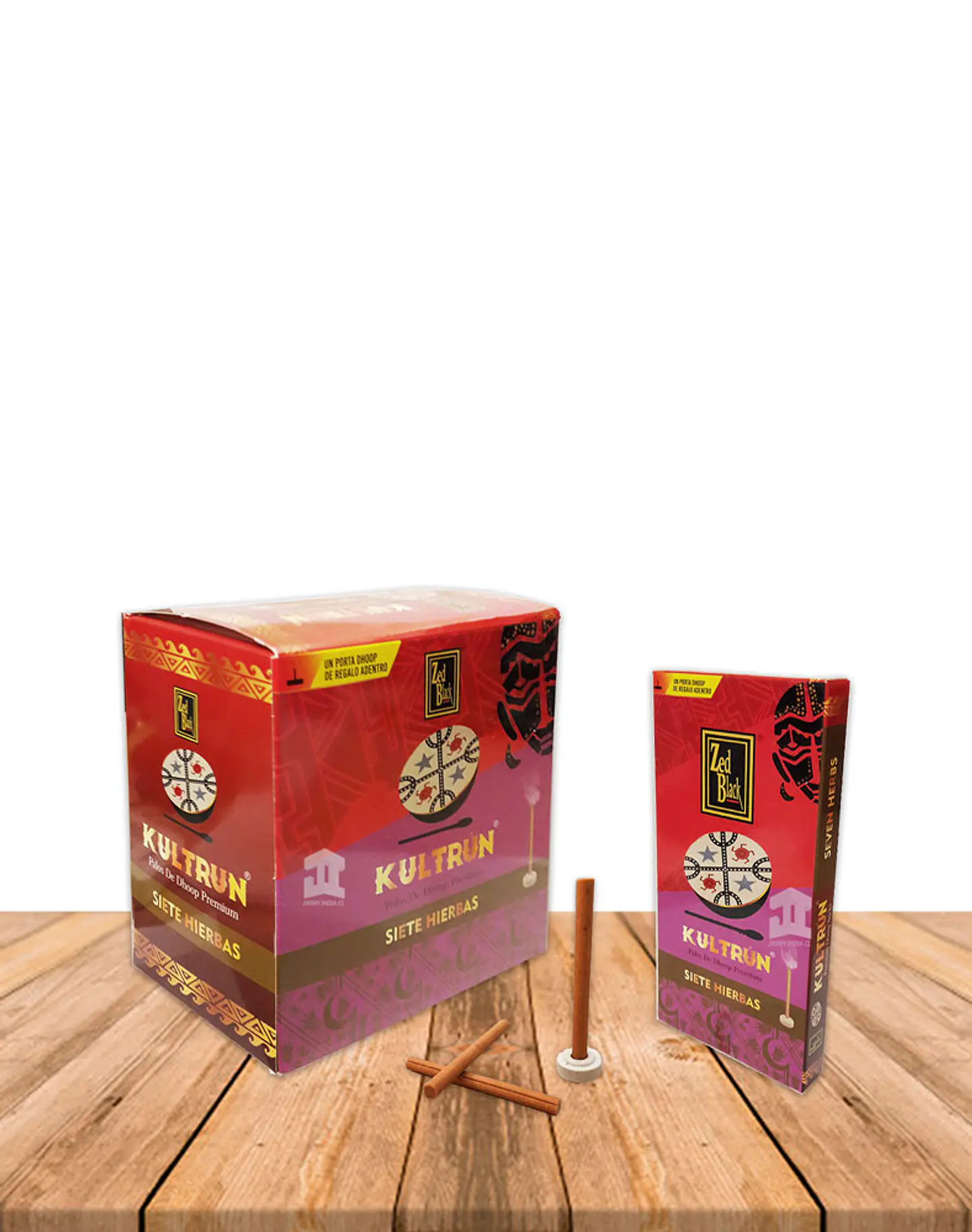 Incienso  Kultrún Dhoop 30gr 7 Hierbas  2