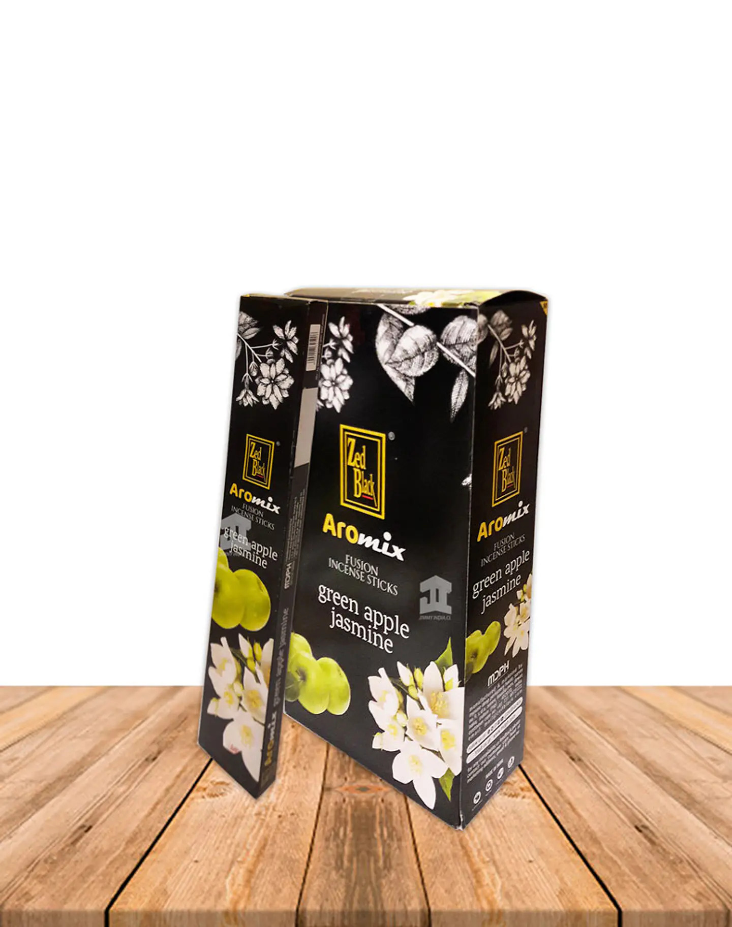 Incienso Zed Black Aromix 15Gr Manzana Verde y Jasmine 1