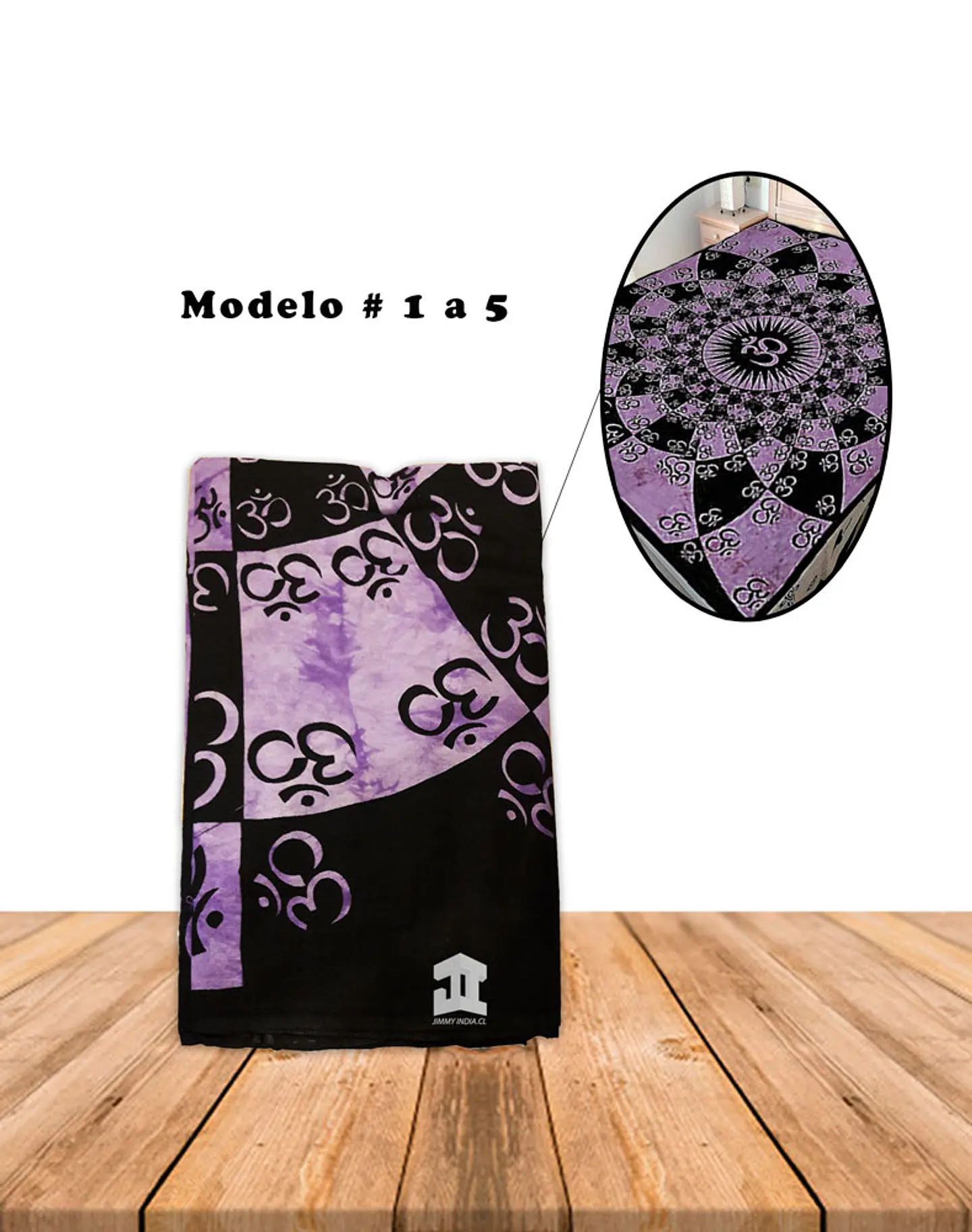 Cubrecama De Algodon Con Diseño # 1 a 5  1