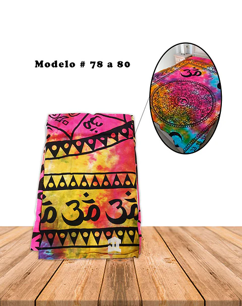 Cubrecama De Algodon Con Diseño # 78 a 80