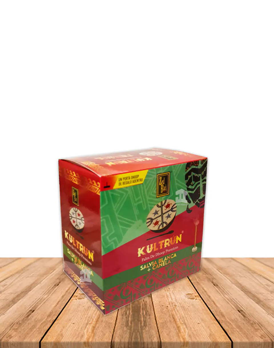Incienso Kultrún Dhoop 30gr Salvia Blanca + Canela 1