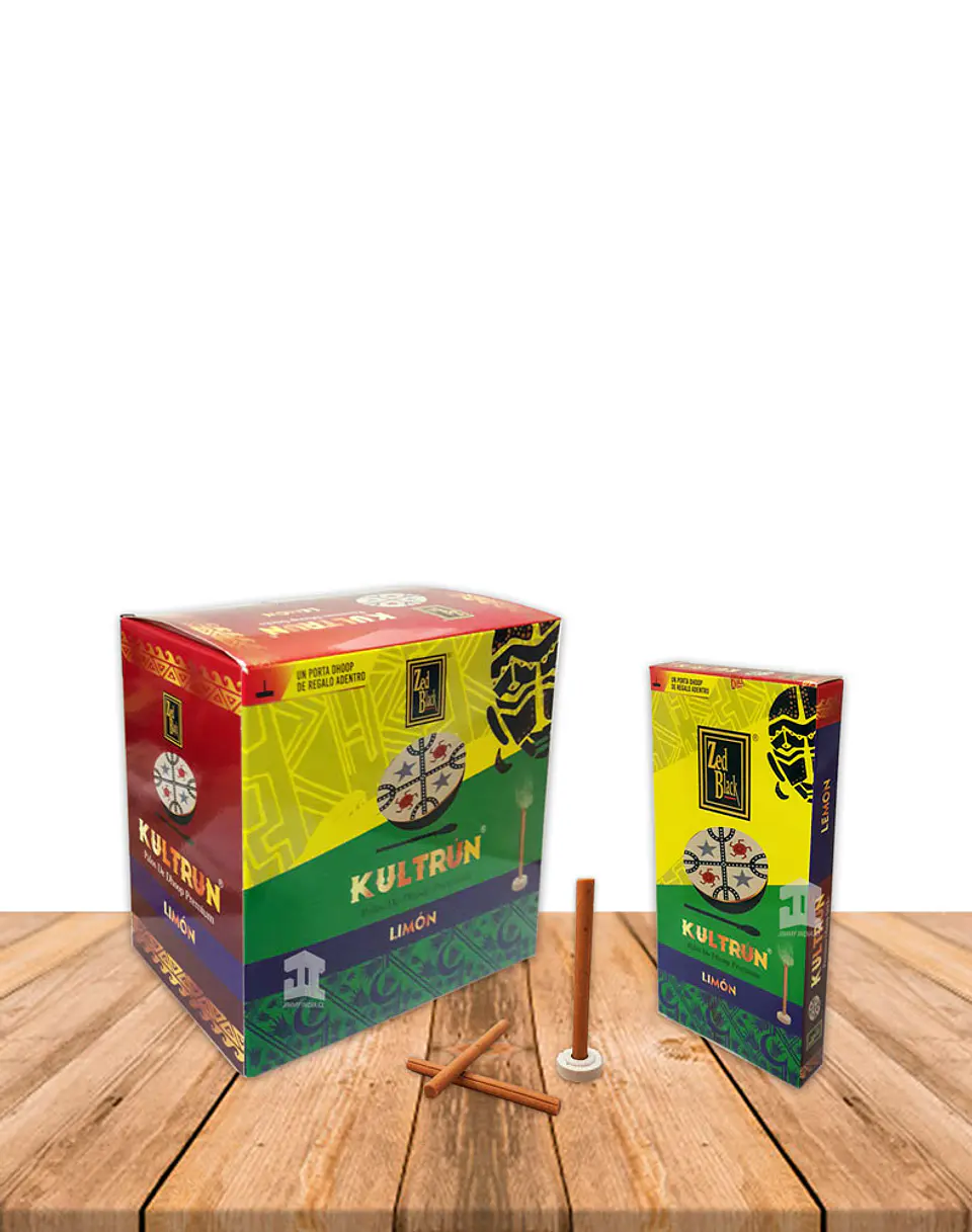 Incienso Kultrún Dhoop 30gr Limón 2