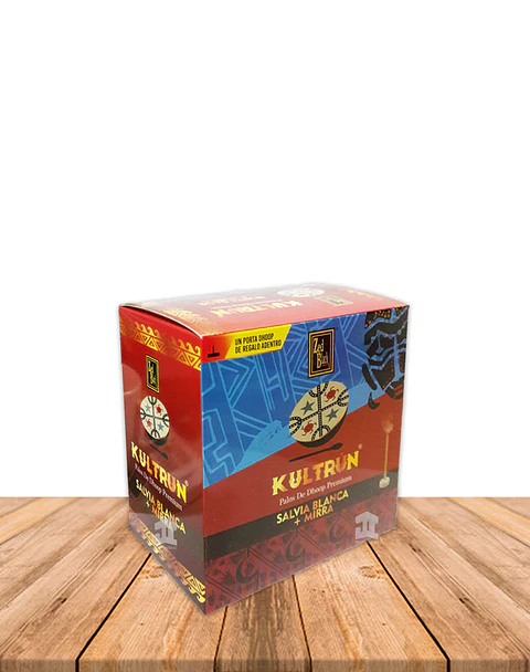 Incienso Kultrún Dhoop 30gr Salvia Blanca + Mirra