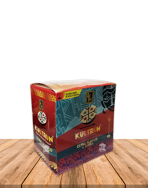 Incienso Kultrún Dhoop 30gr Copal Blanco + Mirra 