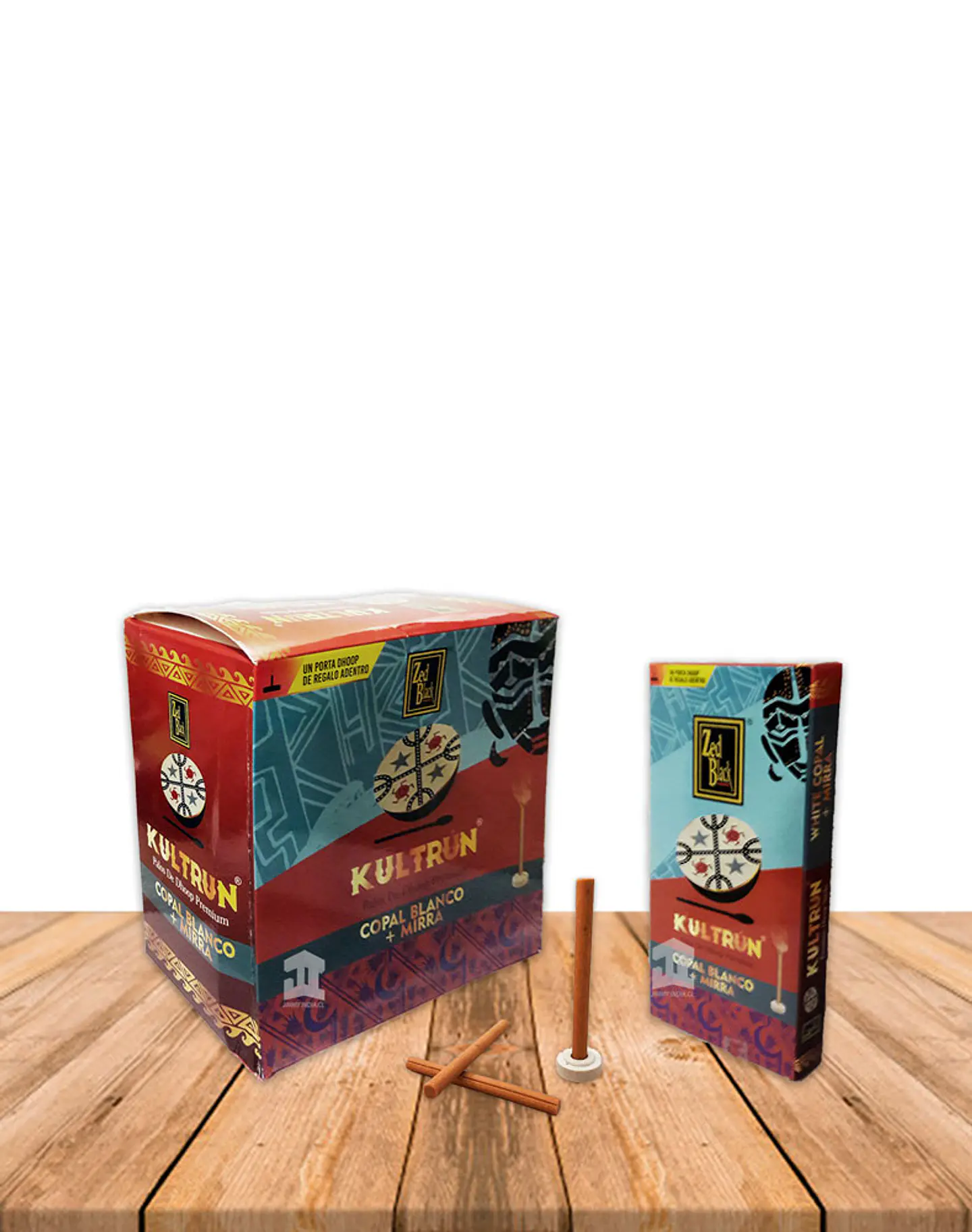 Incienso Kultrún Dhoop 30gr Copal Blanco + Mirra  2