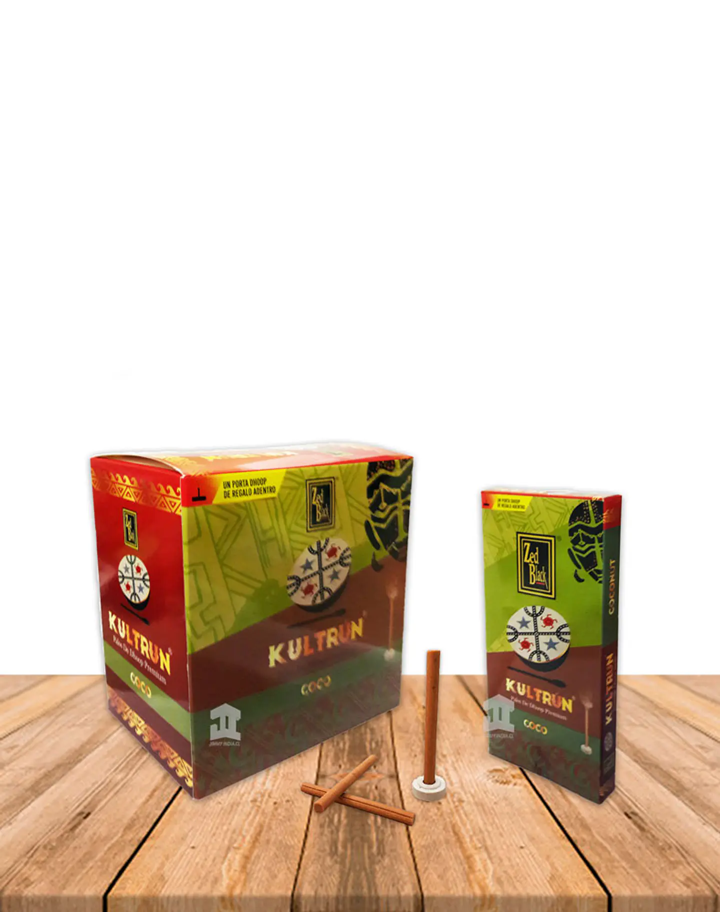 Incienso Kultrún Dhoop 30gr Coco 2
