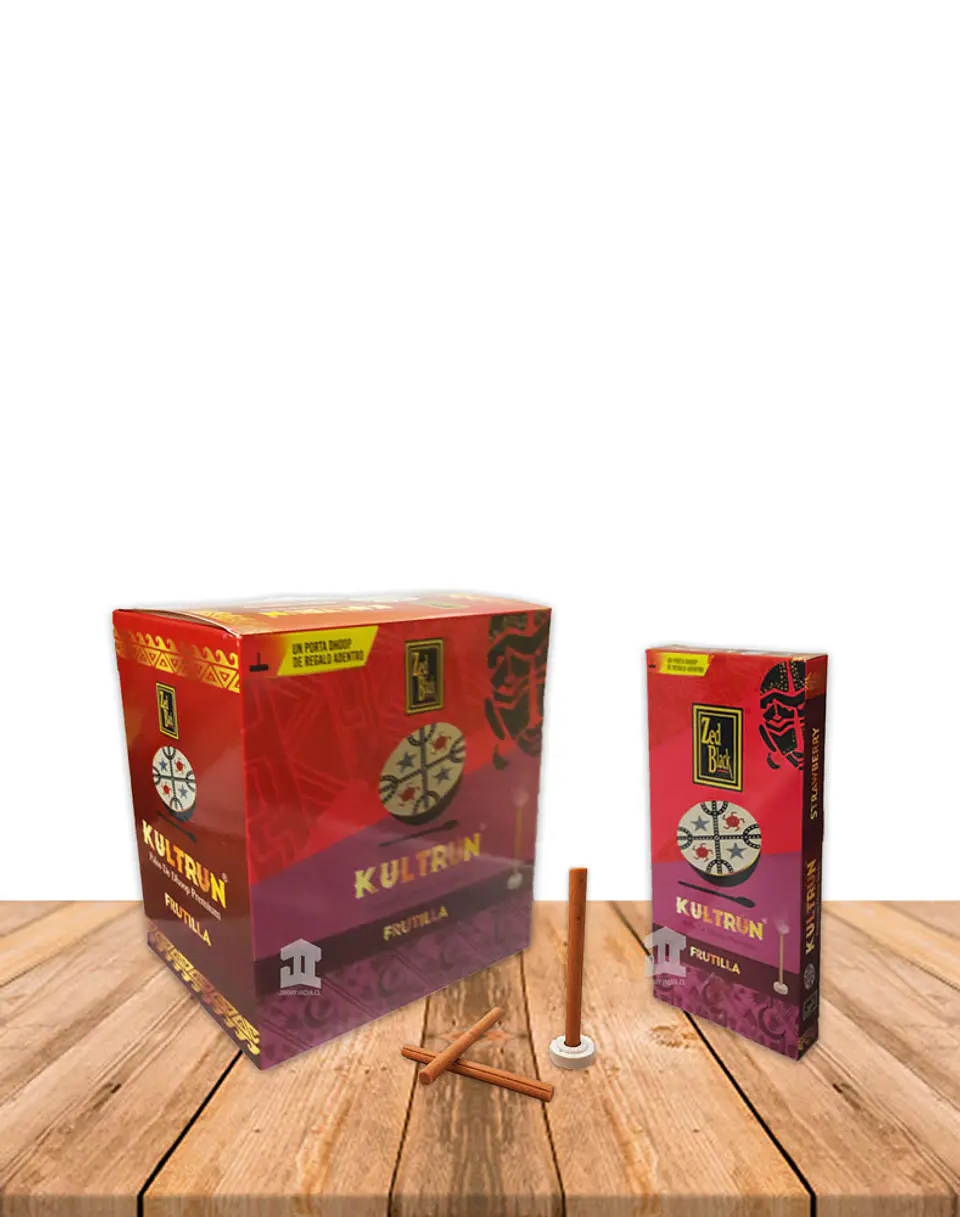 Incienso Kultrún Dhoop 30gr Frutilla 2