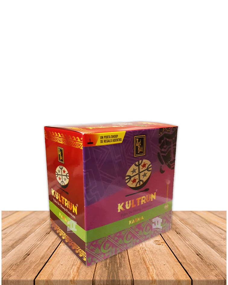 Incienso Zed Black Kultrún  Dhoop 30gr  Karma